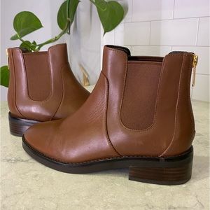 Cole Haan Women's Reid WaterProof Ankle Bootie Size 6.5M W23212 Chestnut